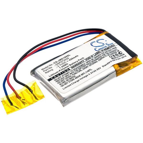 Bsc Preferred JBL GO FF JBL Go JBLGOBLK Speaker Replacement Battery CS-JMD100SL - main